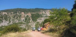 Θέρμο: Ξεκίνησε η β’ φάση αναβάθμισης του δρόμου Μελίγκοβα – Αμβρακιά