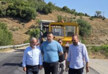Στην τελική ευθεία η αποκατάσταση στο δρόμο Βάλτος – Μπαμπαλιό – Γέφυρα Βέργας