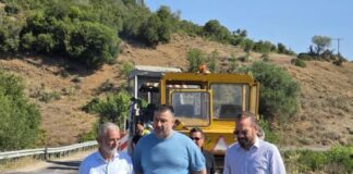 Στην τελική ευθεία η αποκατάσταση στο δρόμο Βάλτος – Μπαμπαλιό – Γέφυρα Βέργας