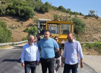 Στην τελική ευθεία η αποκατάσταση στο δρόμο Βάλτος – Μπαμπαλιό – Γέφυρα Βέργας