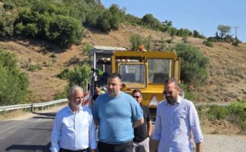 Στην τελική ευθεία η αποκατάσταση στο δρόμο Βάλτος – Μπαμπαλιό – Γέφυρα Βέργας