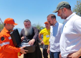Δωρεά drone με θερμική κάμερα στην Εθελοντική Ομάδα του Ι.Ν. Αγίου Δημητρίου από την Περιφέρεια