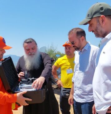 Δωρεά drone με θερμική κάμερα στην Εθελοντική Ομάδα του Ι.Ν. Αγίου Δημητρίου από την Περιφέρεια