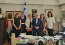 Συνάντηση με τον Πρόεδρο του Ελληνικού Ερυθρού Σταυρού της νέας Διοίκησης του Ε.Ε.Σ. Μεσολογγίου