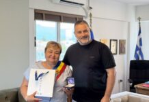 Επίσκεψη της Δημάρχου του Măgdăceşti Μολδαβίας στο Δημαρχείο Μεσολογγίου