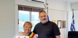 Επίσκεψη της Δημάρχου του Măgdăceşti Μολδαβίας στο Δημαρχείο Μεσολογγίου
