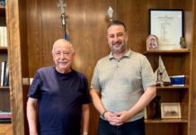Συνάντηση Μαυρομμάτη με τον Πρόεδρο του Επιμελητηρίου Π. Τσιχριτζή