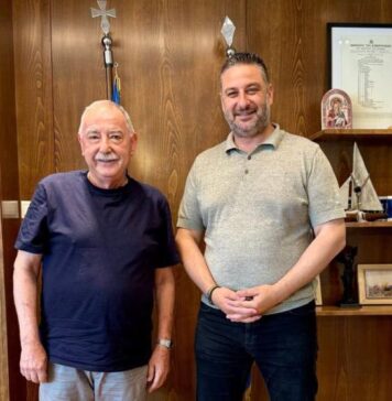 Συνάντηση Μαυρομμάτη με τον Πρόεδρο του Επιμελητηρίου Π. Τσιχριτζή