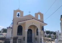 Ανακαινίστηκε ο Ναός στο Κοιμητήριο του Μεσολογγίου