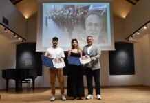 Συγκίνηση κατά την απονομή των Ανώτατων Τιμητικών Διακρίσεων του Δήμου Μεσολογγίου