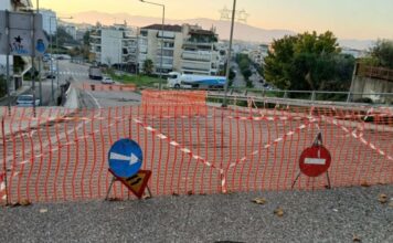Με τον… αραμπά ο Δήμος Αγρινίου για την καθίζηση στην Περιμετρική