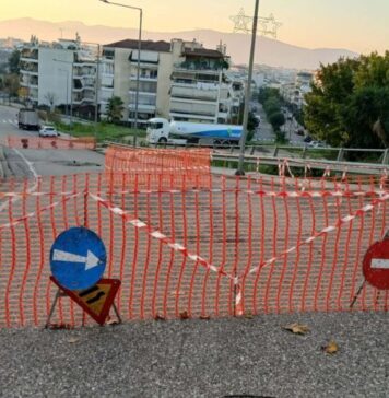 Με τον… αραμπά ο Δήμος Αγρινίου για την καθίζηση στην Περιμετρική