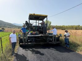 Ασφαλτόστρωση μεταξύ Βόνιτσας – Παλαίρου με τη συνδρομή της «ΑΚΤΩΡ»