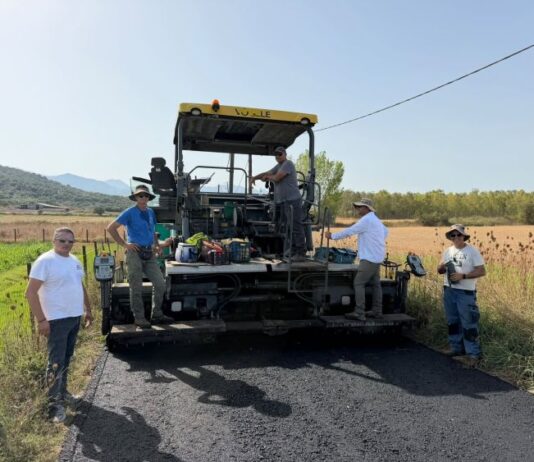 Ασφαλτόστρωση μεταξύ Βόνιτσας – Παλαίρου με τη συνδρομή της «ΑΚΤΩΡ»