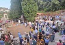 Η εορτή της Αποτομής της Τιμίας Κεφαλής του Αγίου Ιωάννου του Προδρόμου στην Ιερά Μονή Δερβέκιστας Θέρμου
