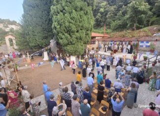 Η εορτή της Αποτομής της Τιμίας Κεφαλής του Αγίου Ιωάννου του Προδρόμου στην Ιερά Μονή Δερβέκιστας Θέρμου