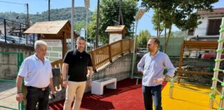 Επίσκεψη Φαρμάκη – Μαυρομμάτη στο νέο χώρο αναψυχής στις Παπαδάτες