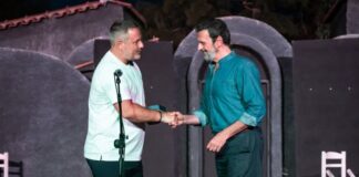 Βραβεύτηκε ο Λ. Κακούρης στην τελετή λήξης του «Θεάτρου Όψεις» στο Αιτωλικό