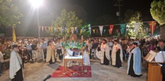 Η Απόδοση της Εορτής της Κοιμήσεως της Θεοτόκου στo Λεσινί