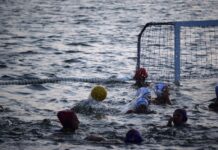 Aγώνας πόλο στη λιμνοθάλασσα Μεσολογγίου – Τιμήθηκε η Μεσολογγίτισσα Ειρήνη Τσίγκα