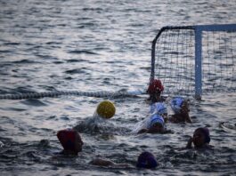 Aγώνας πόλο στη λιμνοθάλασσα Μεσολογγίου – Τιμήθηκε η Μεσολογγίτισσα Ειρήνη Τσίγκα