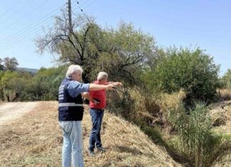 Στις Παπαδάτες η Πολιτική Προστασία της Περιφέρειας για τον καθαρισμό ρεμάτων