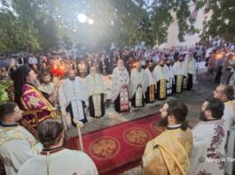 Ο εσπερινός του Αγίου Ιωάννου του Βραχωρίτου στο Αγρίνιο
