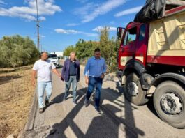 Ξεκίνησαν παρουσία Μαυρομμάτη οι ασφαλτοστρώσεις στον Άγιο Θωμά Μεσολογγίου
