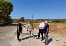Ματσούκι: Επίσκεψη Μαυρομμάτη στο έργο αναβάθμισης της εισόδου του χωριού
