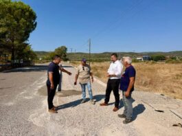 Ματσούκι: Επίσκεψη Μαυρομμάτη στο έργο αναβάθμισης της εισόδου του χωριού