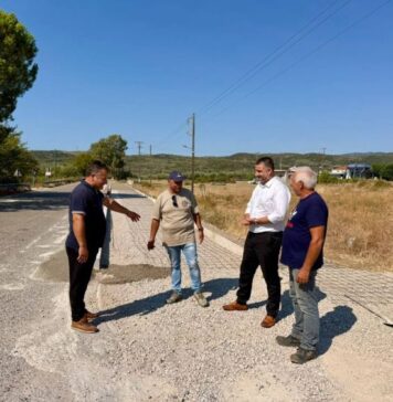 Ματσούκι: Επίσκεψη Μαυρομμάτη στο έργο αναβάθμισης της εισόδου του χωριού