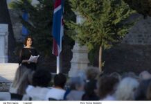 Η Fanny Ardant στον Κήπο των Ηρώων