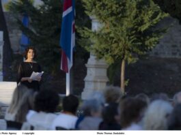 Η Fanny Ardant στον Κήπο των Ηρώων