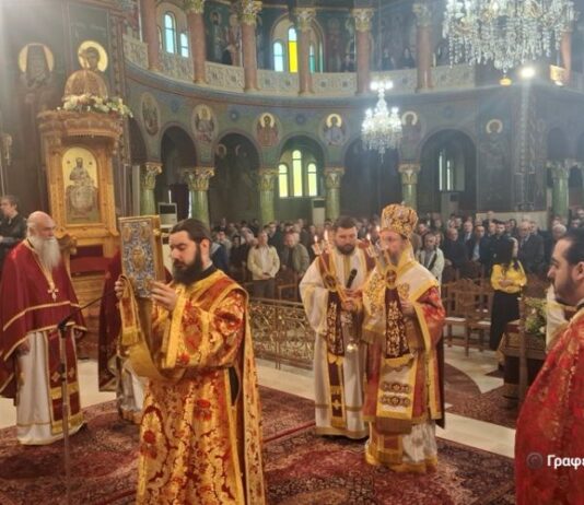 Η εορτή του Αγίου Δημητρίου του Μυροβλήτου στη Μητρόπολη Αιτωλίας και Ακαρνανίας
