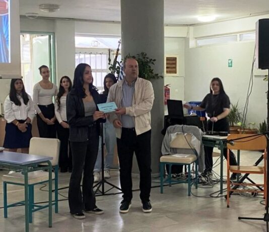 Διάκριση μαθήτριας του 2ου ΓΕ.Λ. Αγρινίου