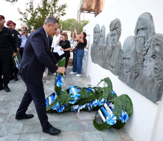 Στην Κύπρο ο Δήμαρχος Μεσολογγίου για την 46η Αντικατοχική Πορεία Μόρφου
