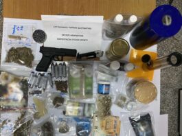 Nαύπακτος: Ναρκωτικά και όπλα ξετρύπωσε ο αστυνομικός σκύλος «Sporty»