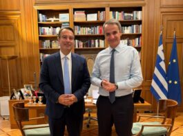 Συνάντηση Παπαθανάση με Μητσοτάκη «για τις προτεραιότητες της Αιτωλοακαρνανίας»