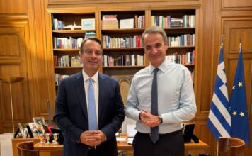 Συνάντηση Παπαθανάση με Μητσοτάκη «για τις προτεραιότητες της Αιτωλοακαρνανίας»